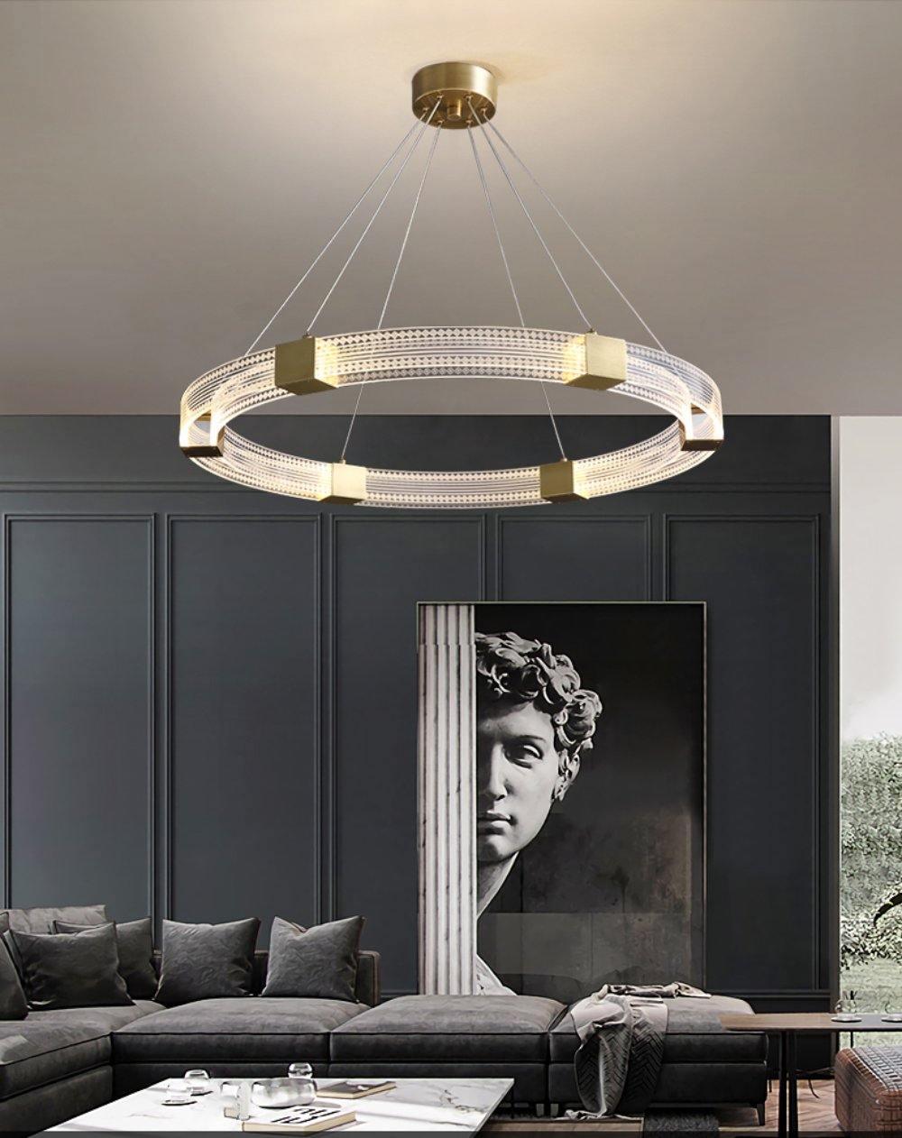 Parallel Ring LED Chandelier - Lumpaz