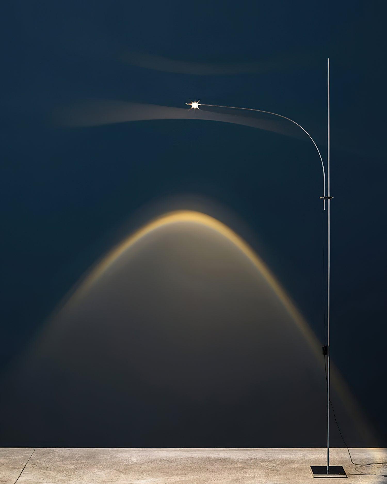 Metal Body Graceful Floor Lamp - Lumpaz