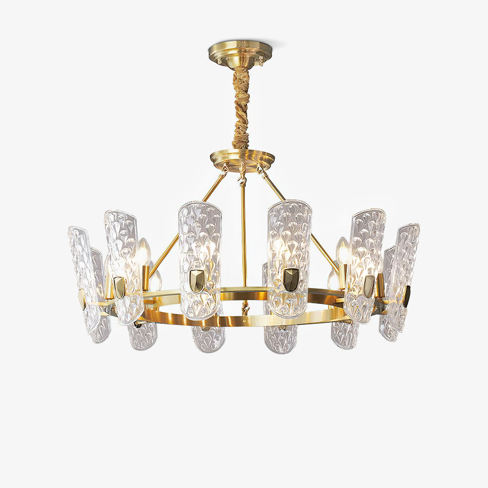 Brass Central Chandelier - Lumpaz