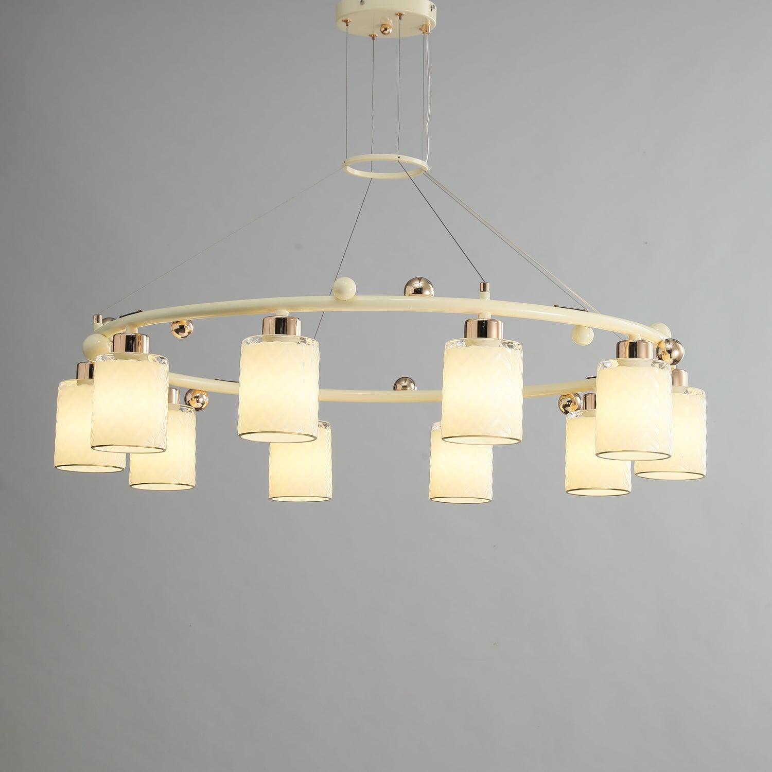 Ring Glass Cup Chandelier - Lumpaz
