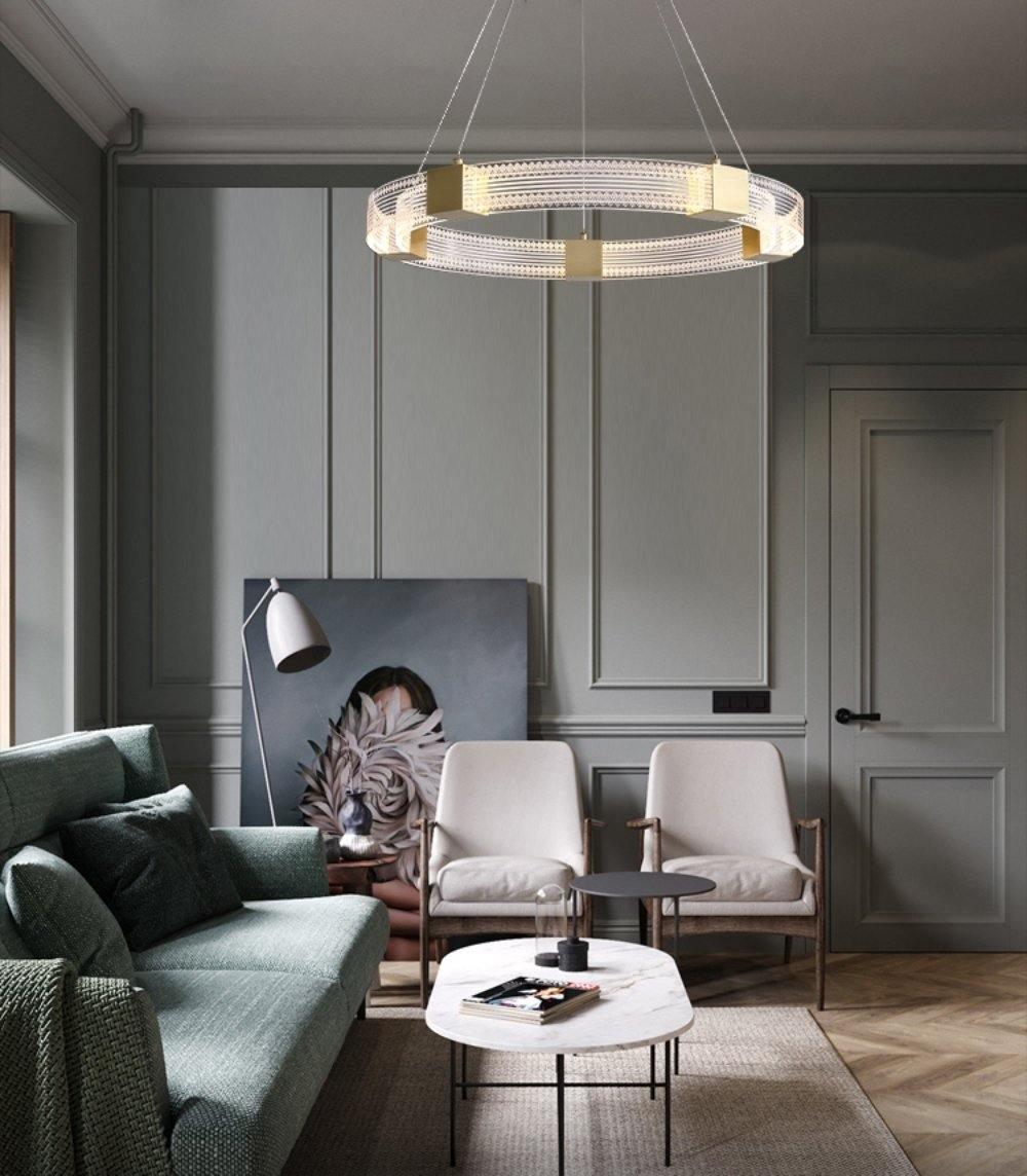 Parallel Ring LED Chandelier - Lumpaz