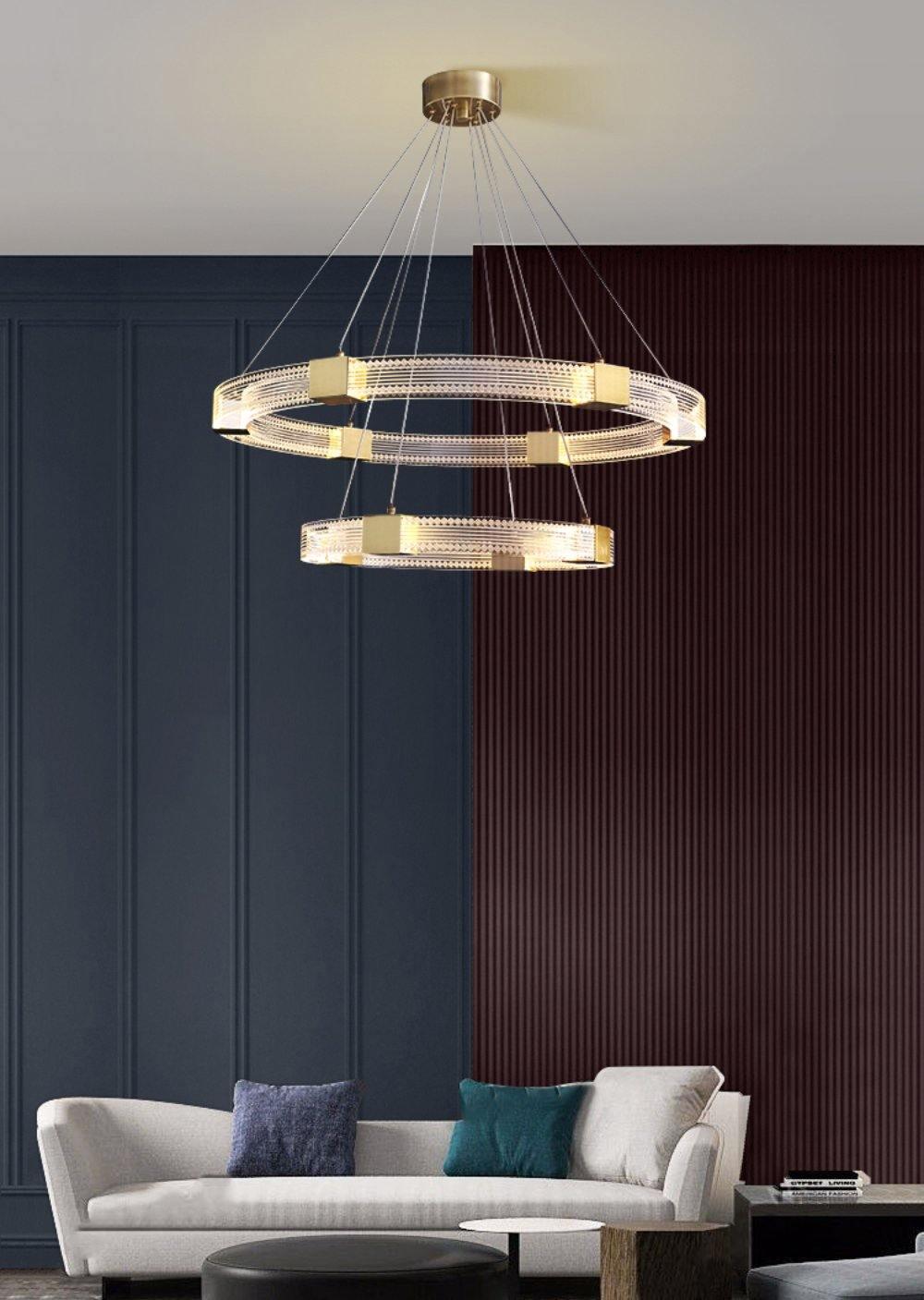Parallel Ring LED Chandelier - Lumpaz