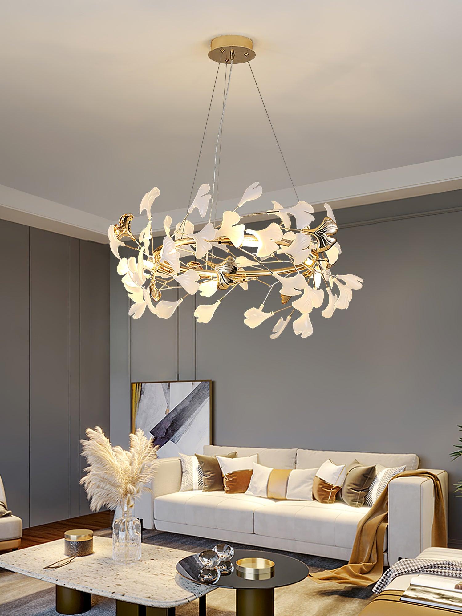 Gingko Chandelier T - Lumpaz
