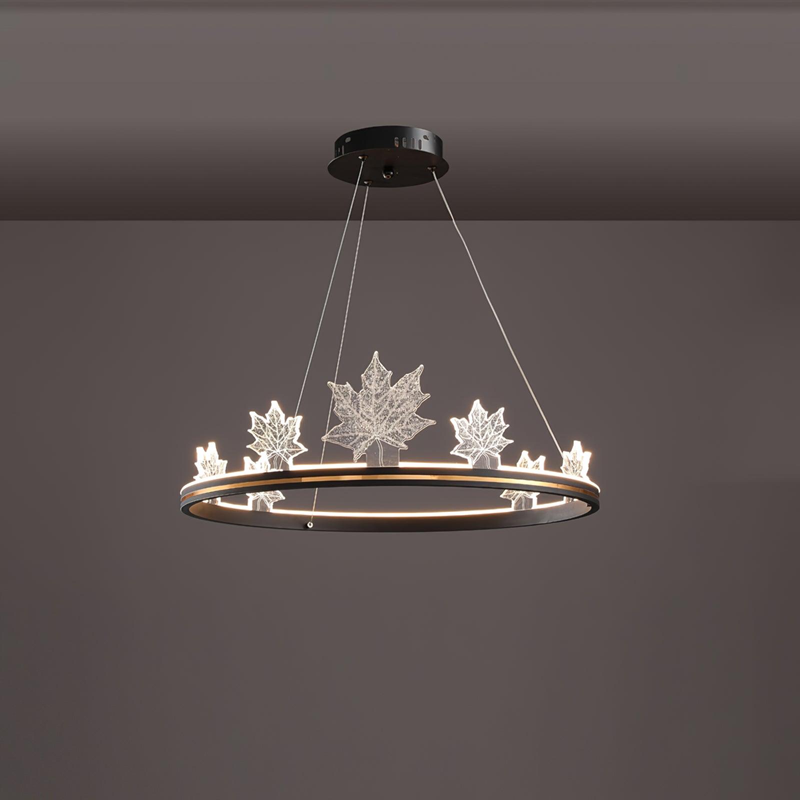 Ion Leaf Chandelier - Lumpaz