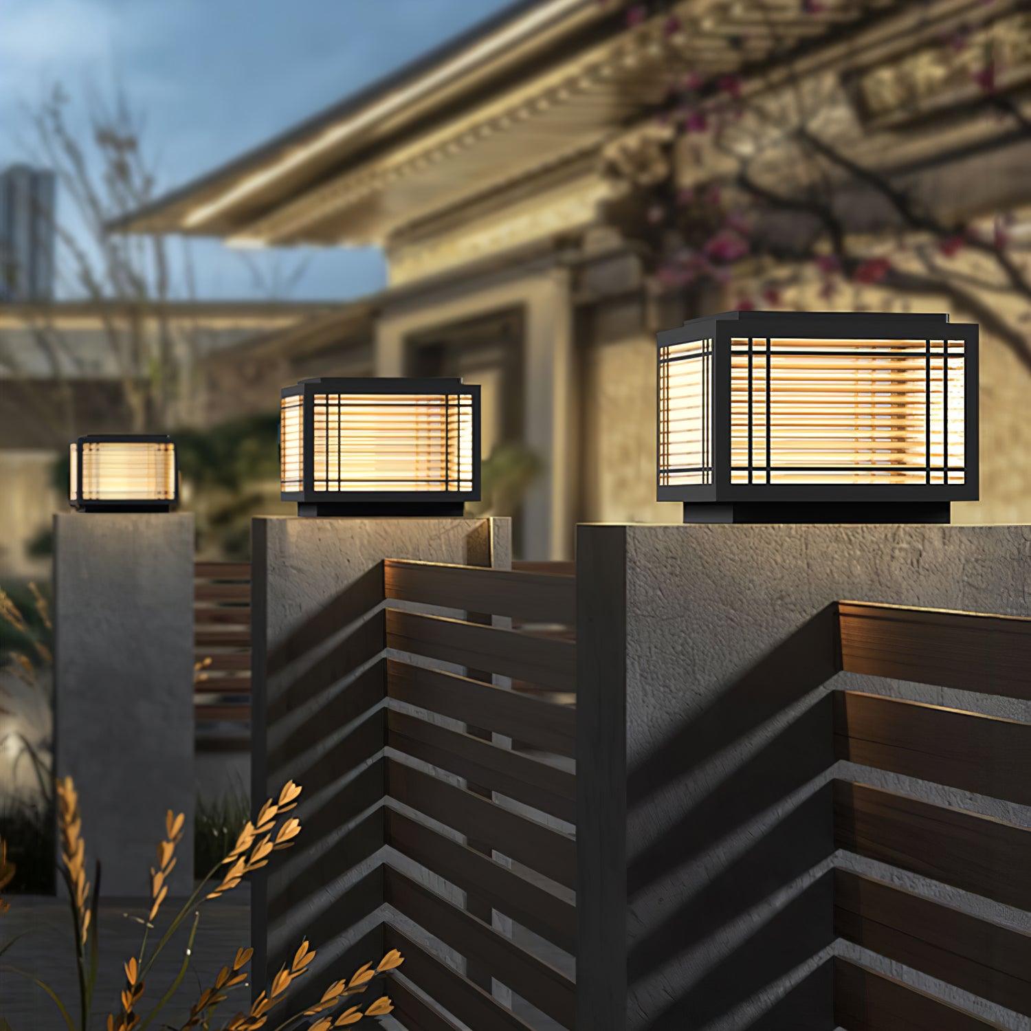 Deck Solar Outdoor Post Light - Lumpaz