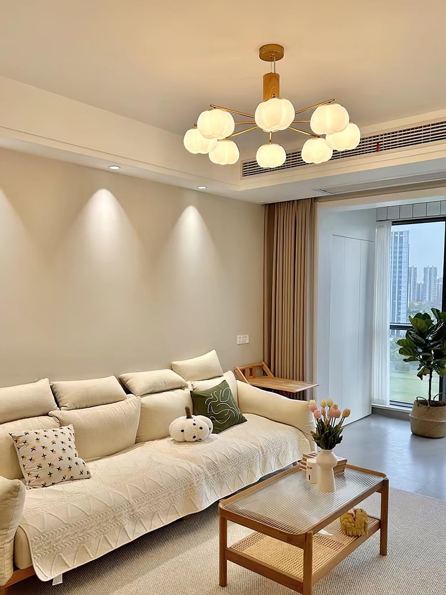 Cotton Balls Chandelier - Lumpaz