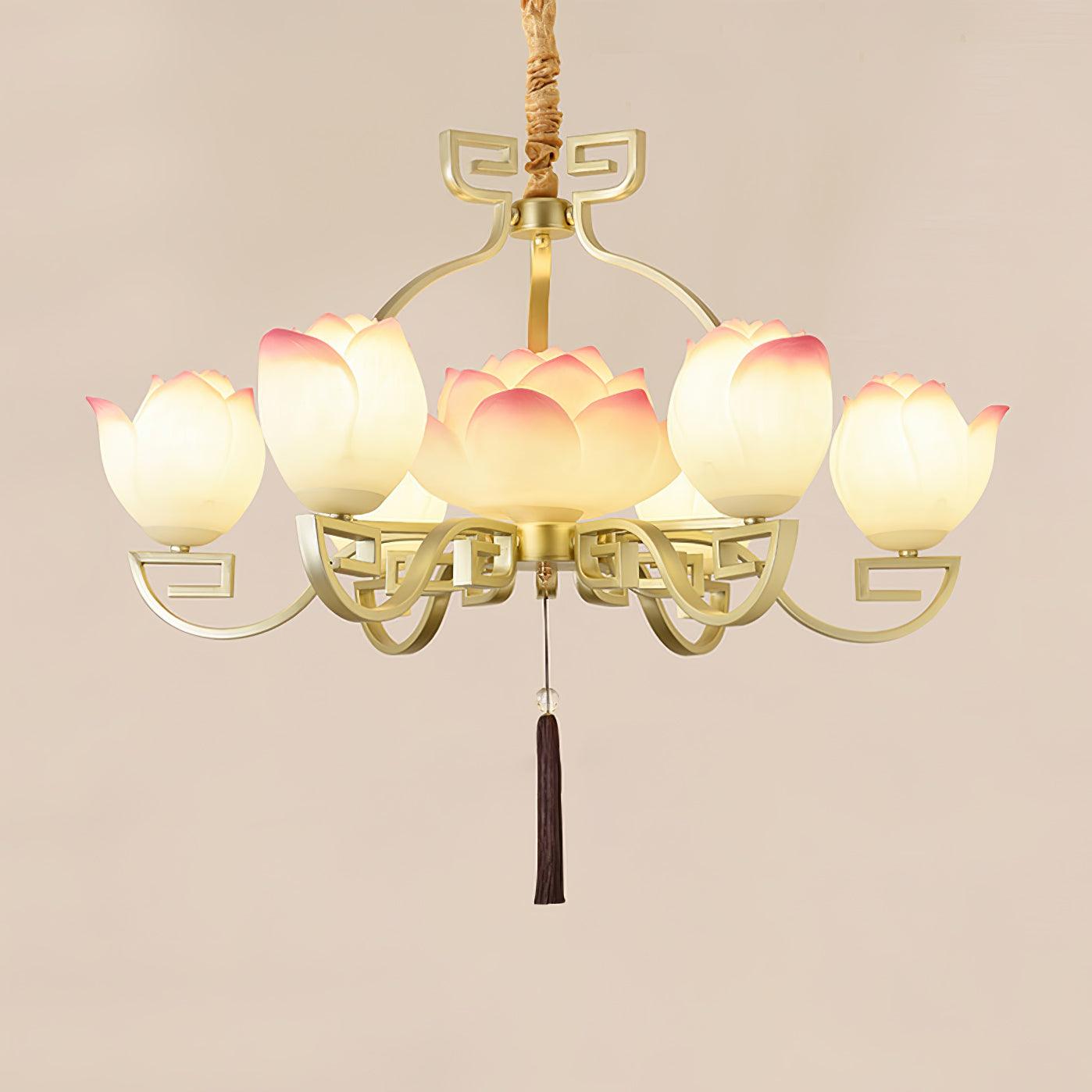 Lotus Bloom Chandelier - Lumpaz