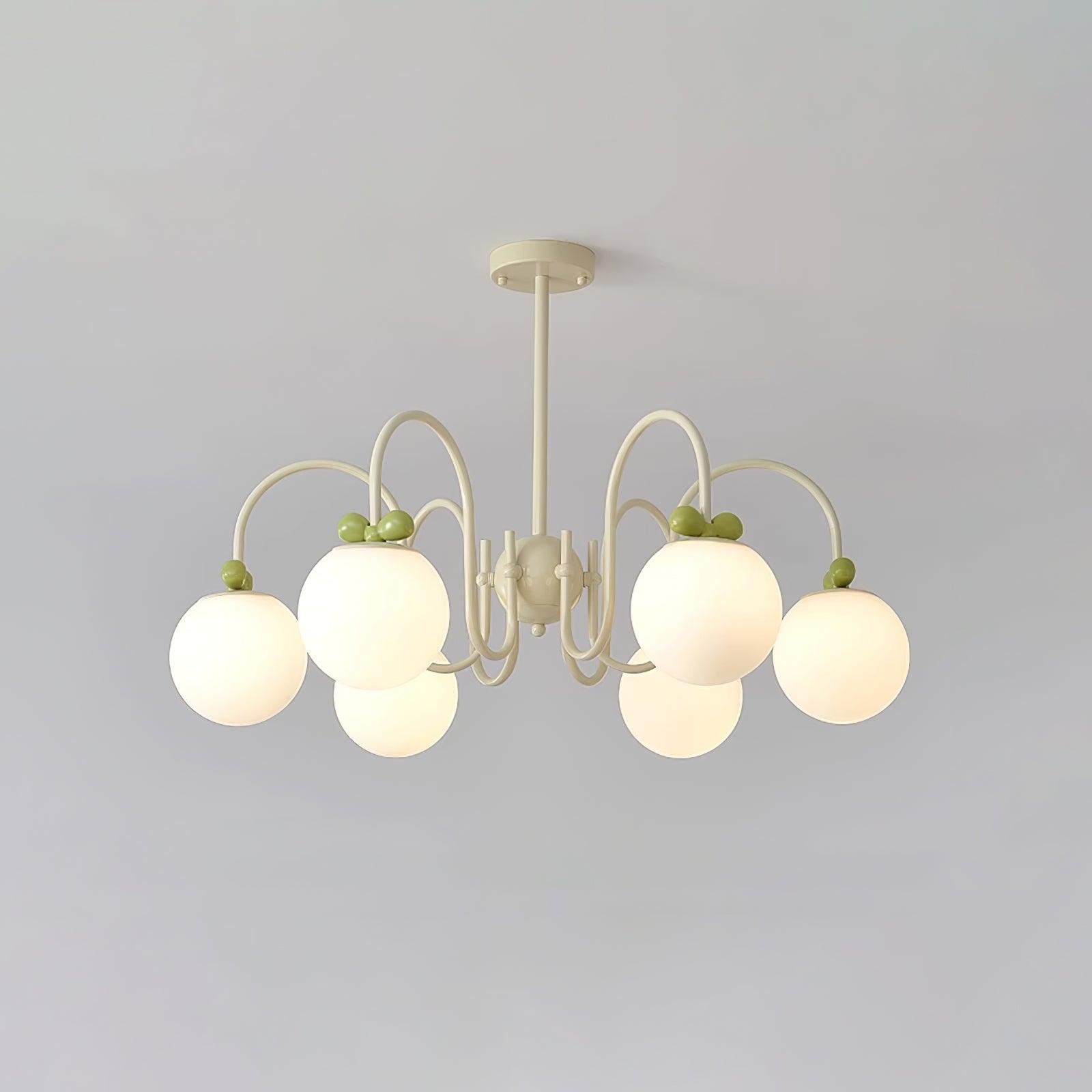Cream Cherry Chandelier - Lumpaz