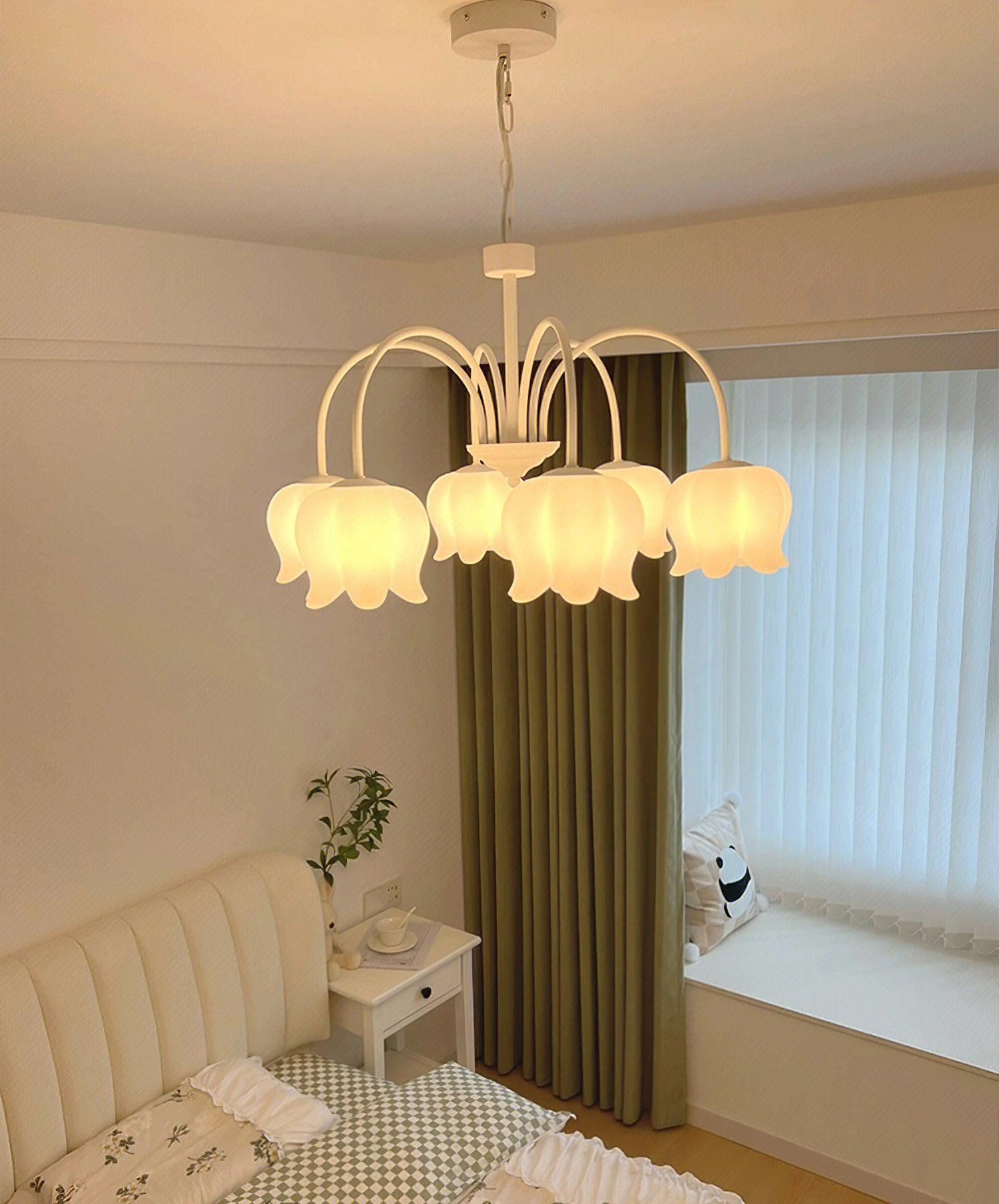 Curved Arm Bell Chandelier - Lumpaz
