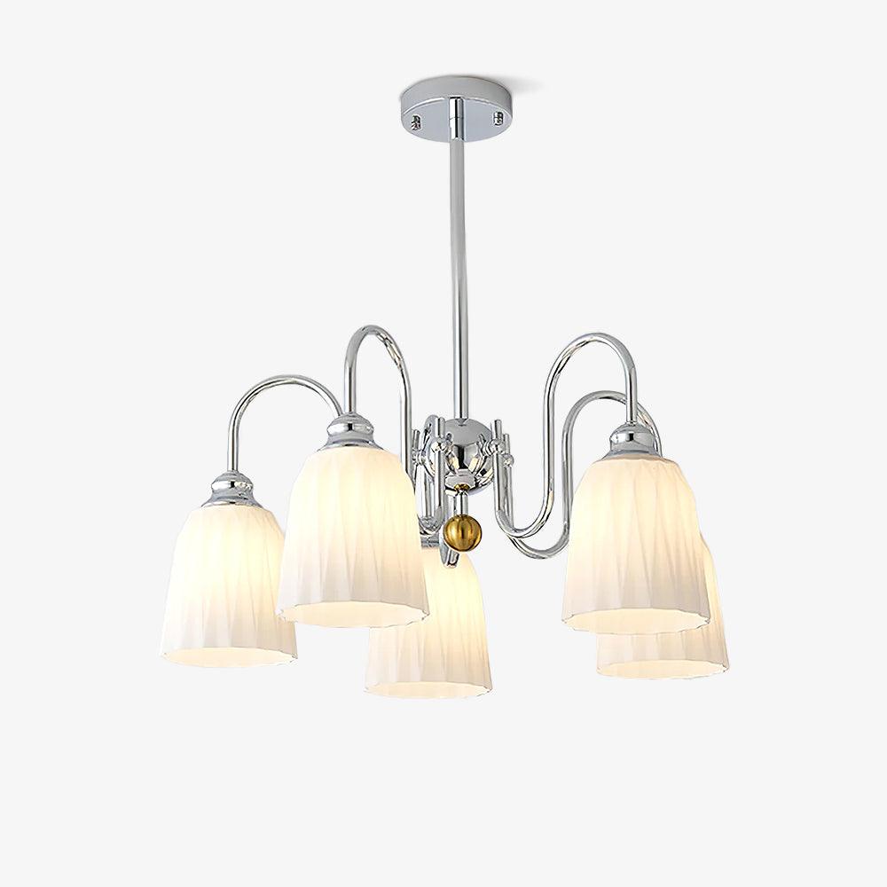 Bauhaus Pleated Chandelier - Lumpaz