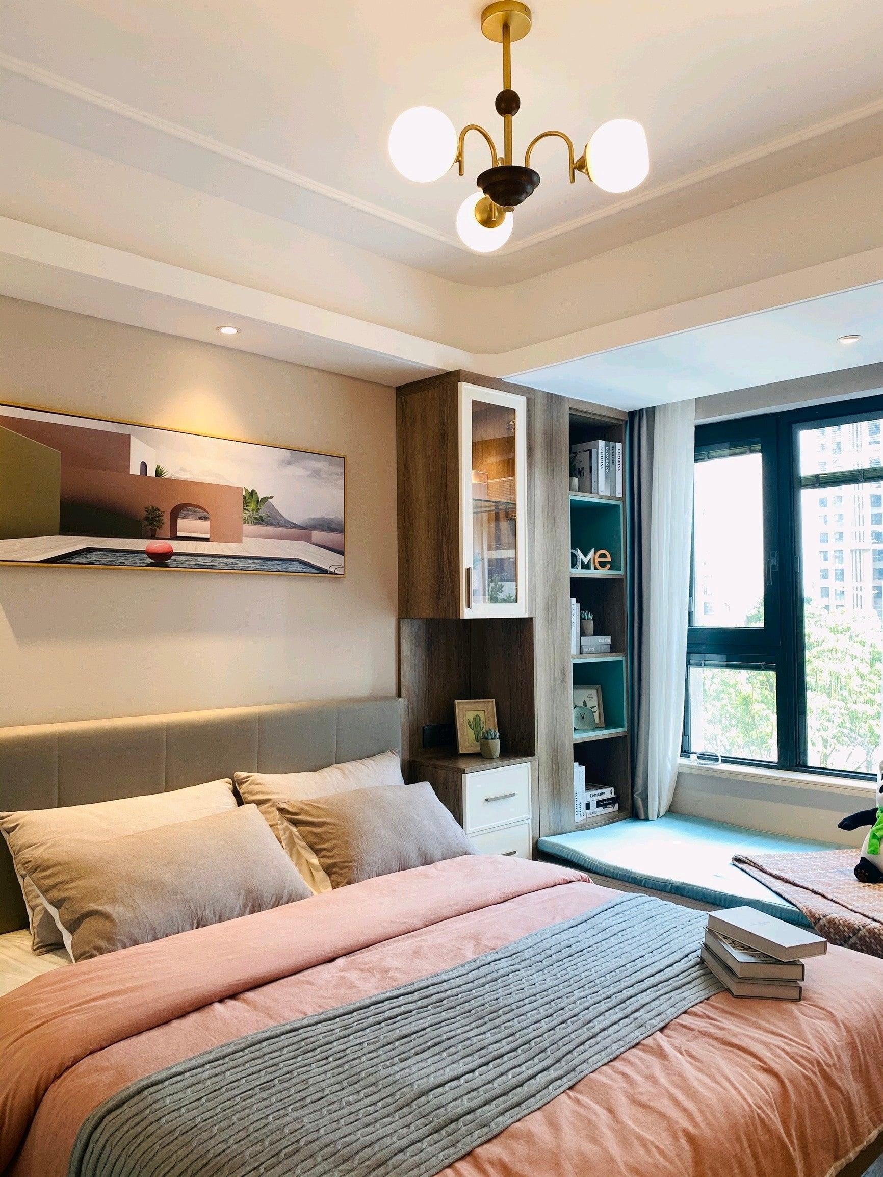 Sculptural Glass Ribbed Chandelier - Lumpaz