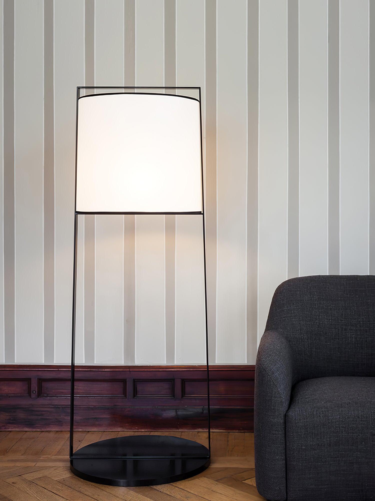 Silhouette Textile Floor Lamp - Lumpaz