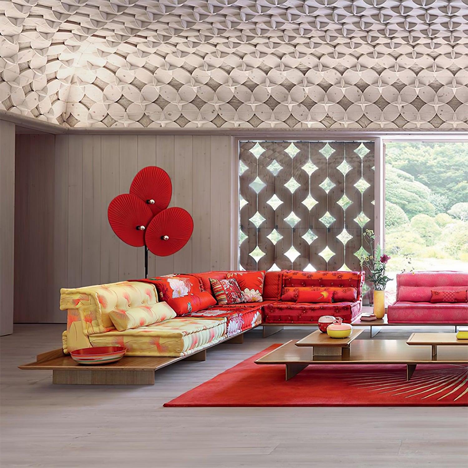 Triple Floral Floor Lamp - Lumpaz