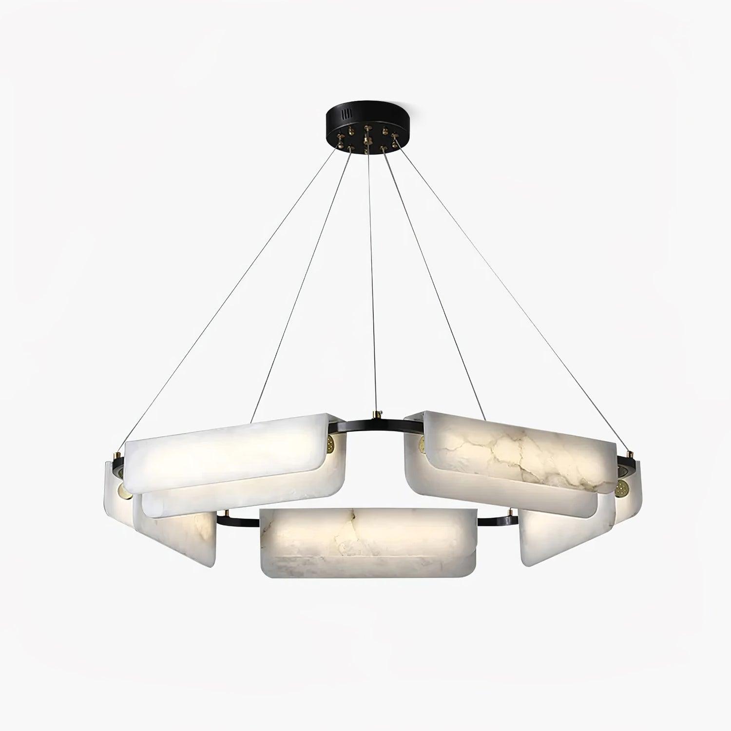 Delia Alabaster Chandelier - Lumpaz