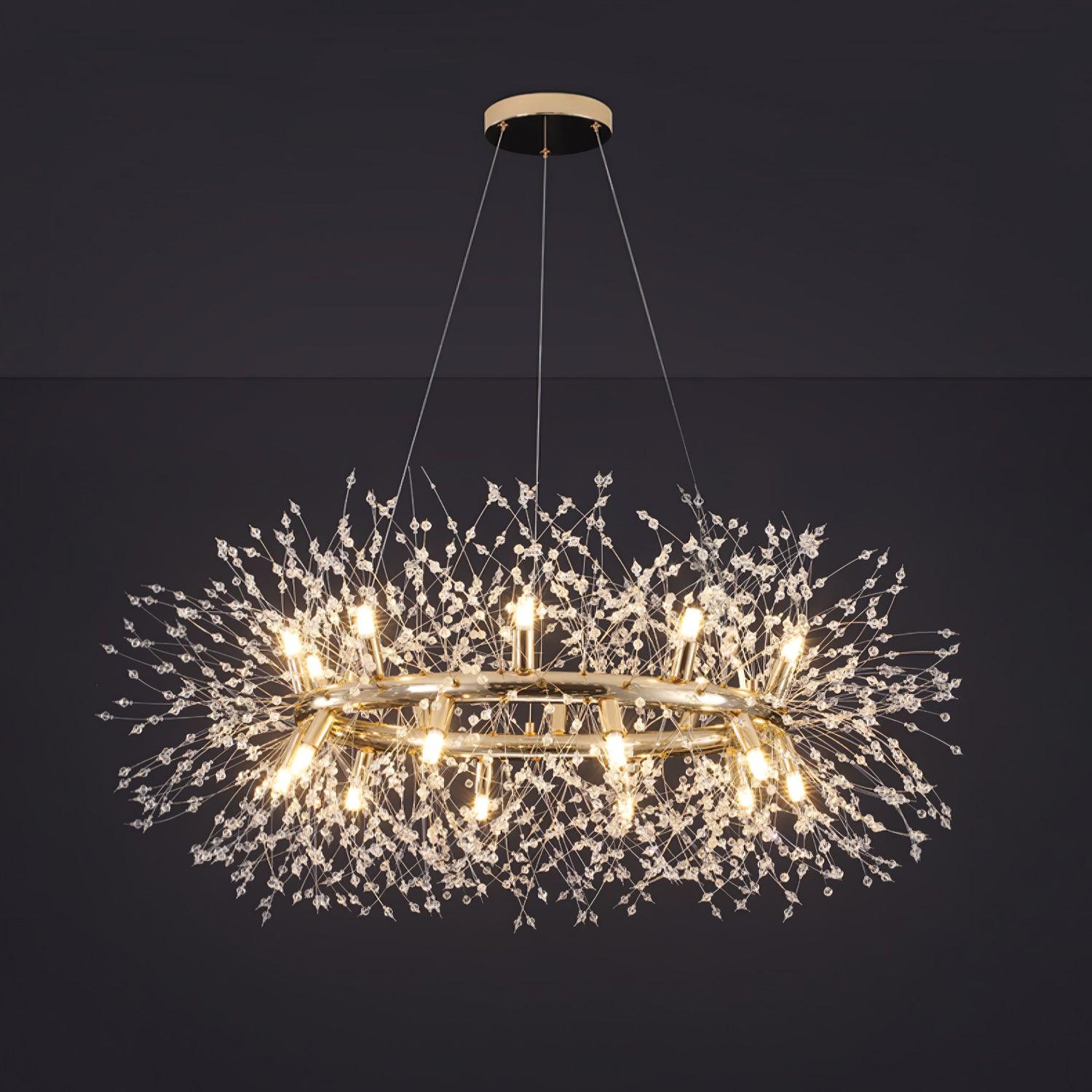 Dandelion Round Chandelier - Lumpaz