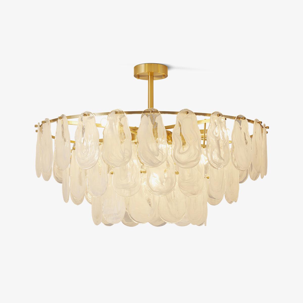 Round Cloud Glass Pendant Light - Lumpaz