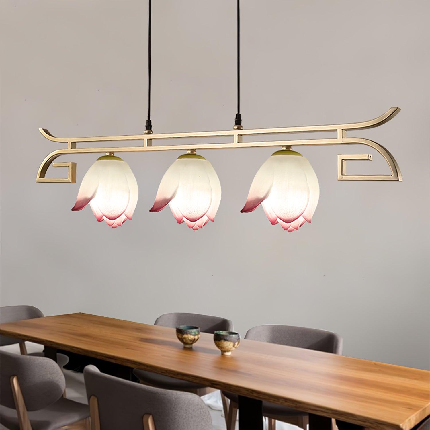 Lotus Bloom Chandelier - Lumpaz