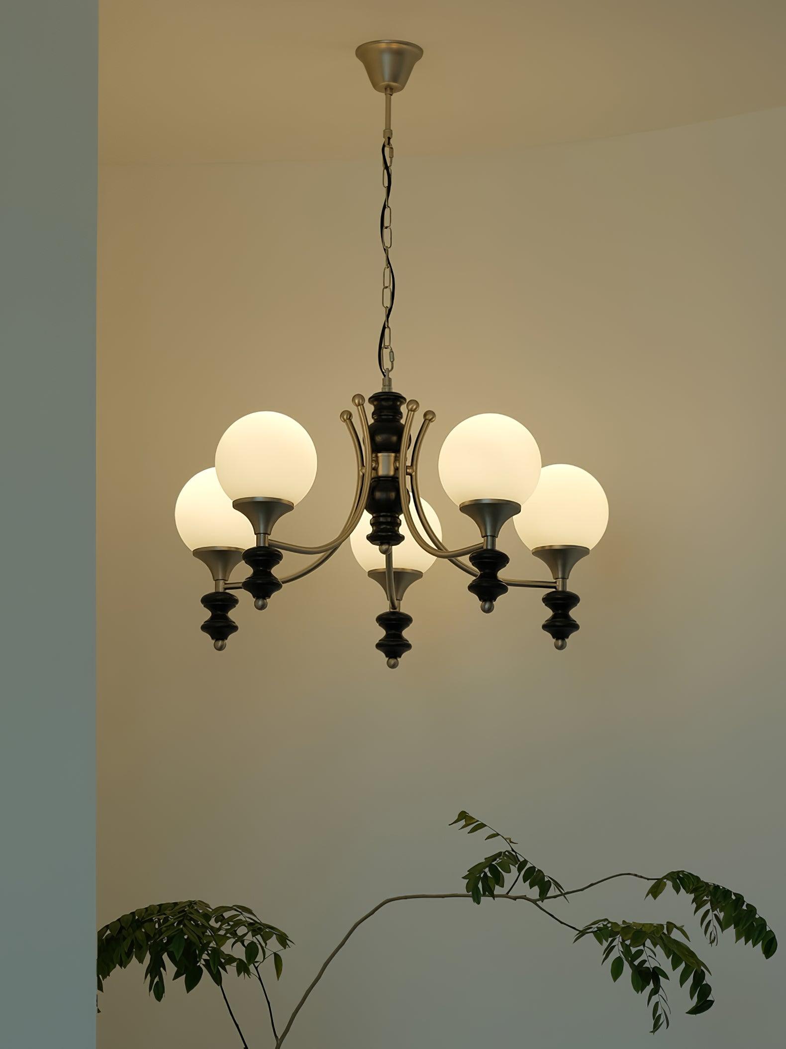 Tina Wooden Chandelier - Lumpaz