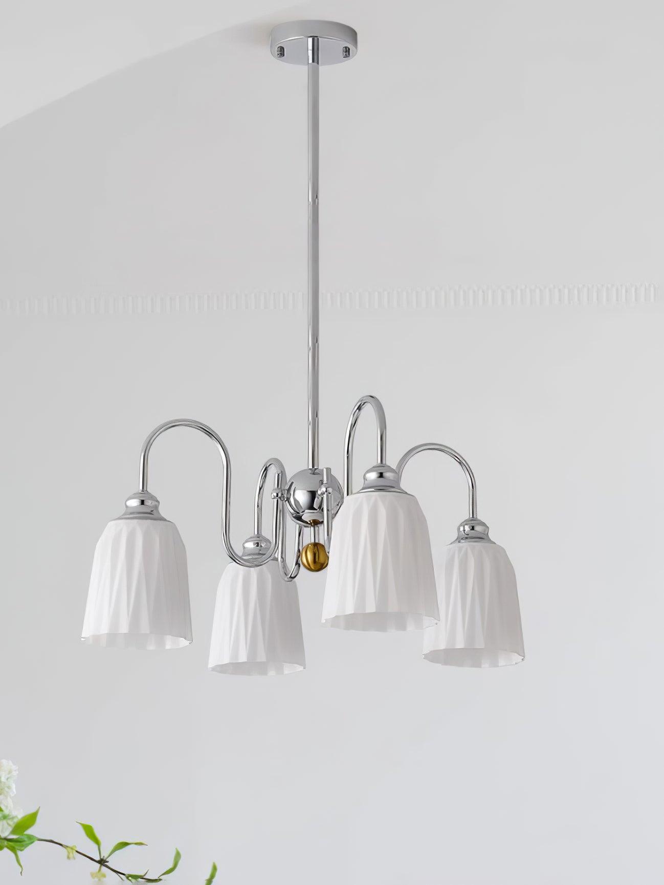 Bauhaus Pleated Chandelier - Lumpaz