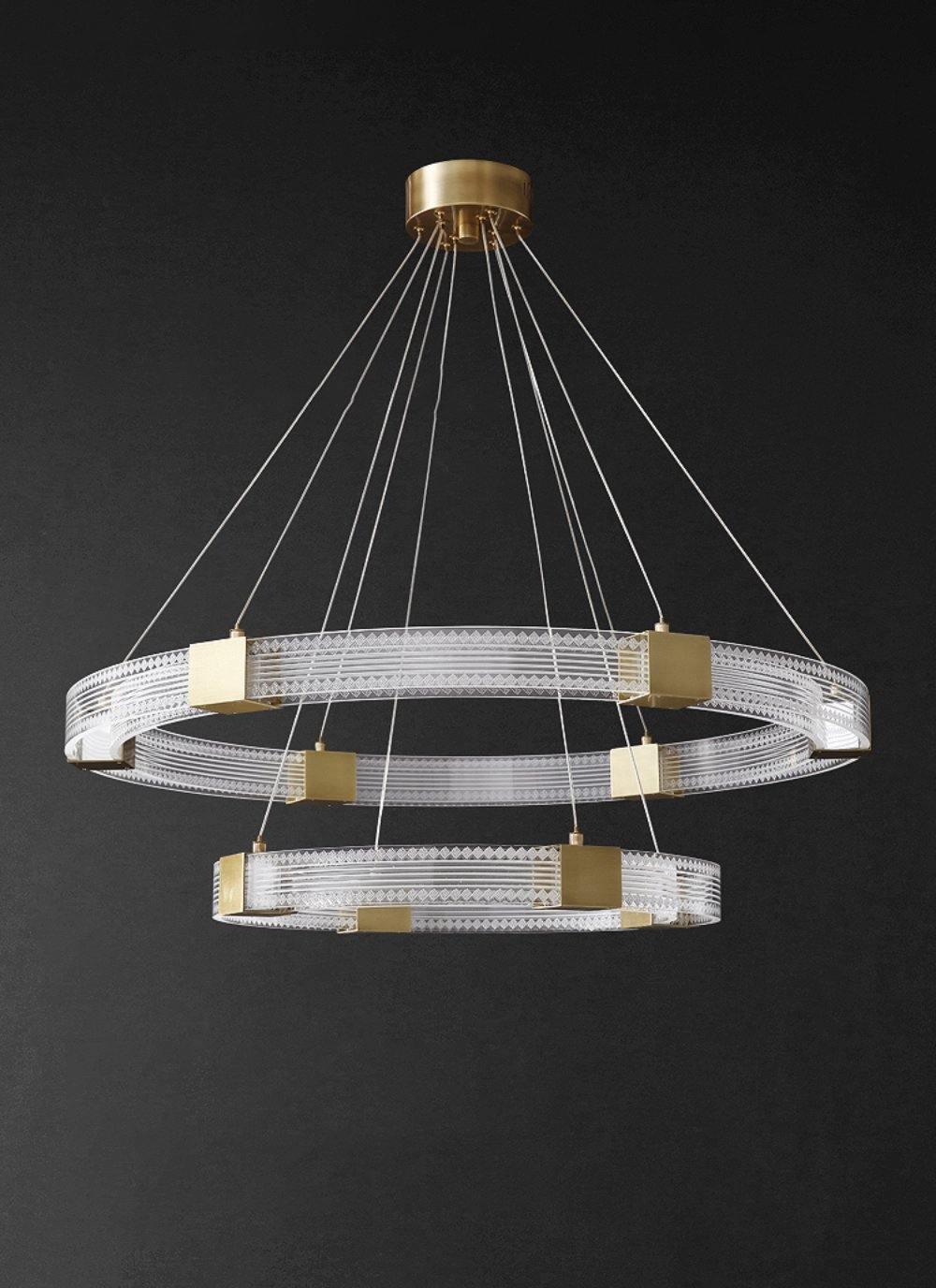 Parallel Ring LED Chandelier - Lumpaz