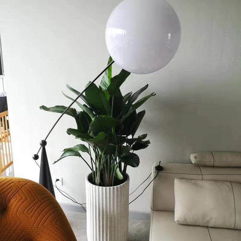 Opal Arc Floor Lamp - Lumpaz
