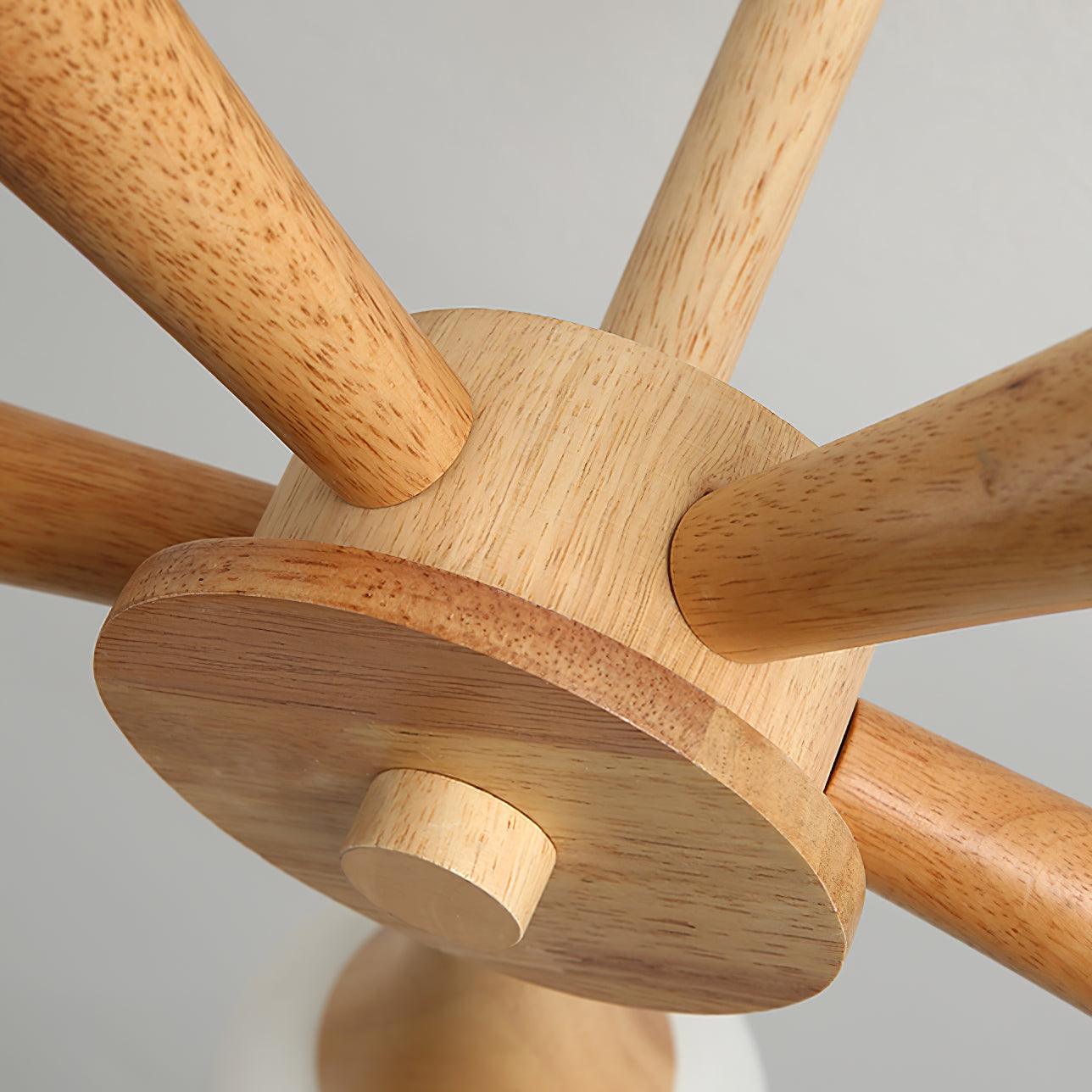 Wooden Nera Chandelier - Lumpaz