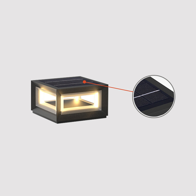 Light Cube Outdoor Post Light - Lumpaz