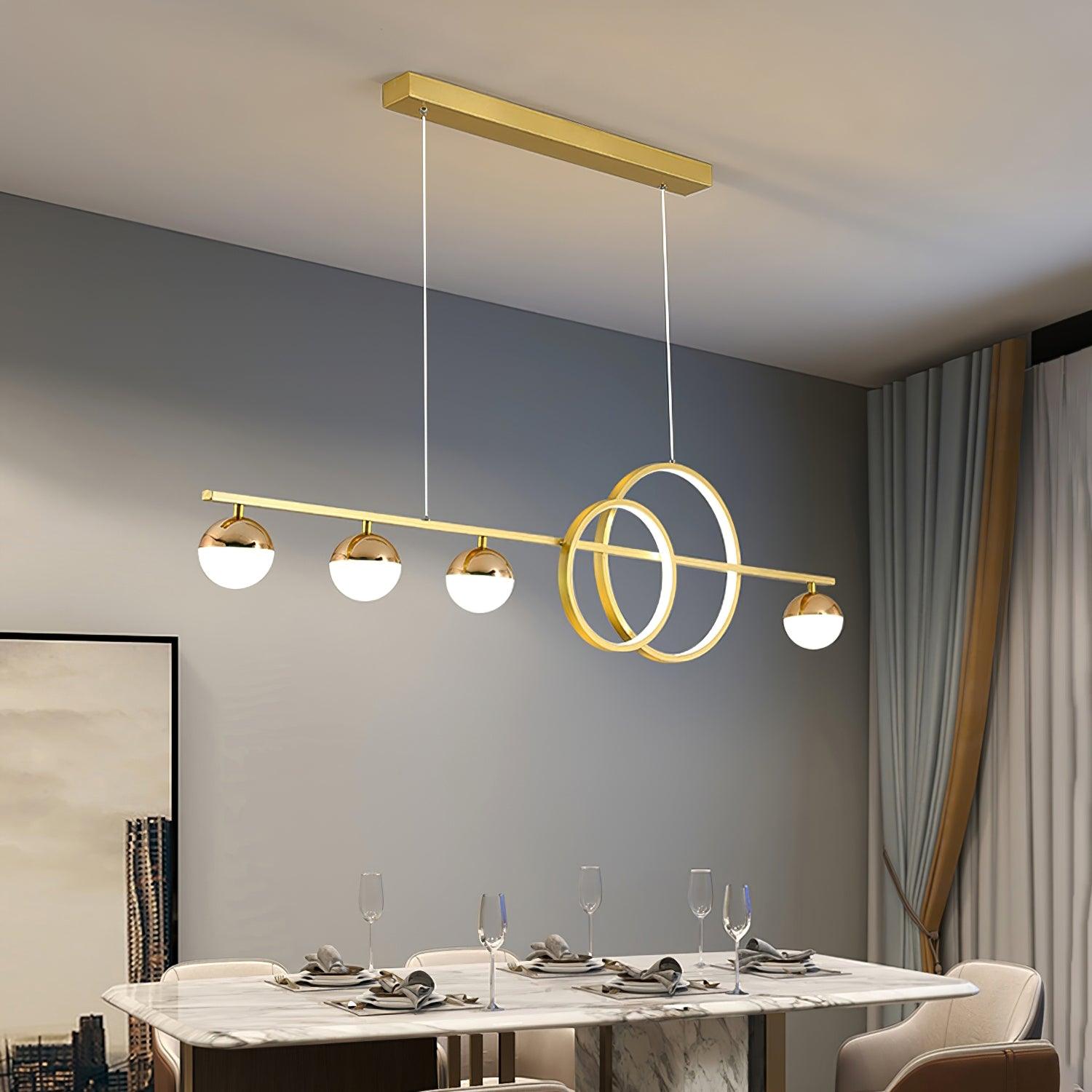 Brooklyn Double Circle Chandelier - Lumpaz