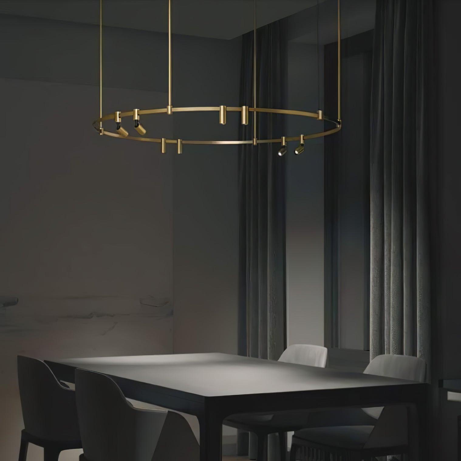 Auroom Round Chandelier - Lumpaz