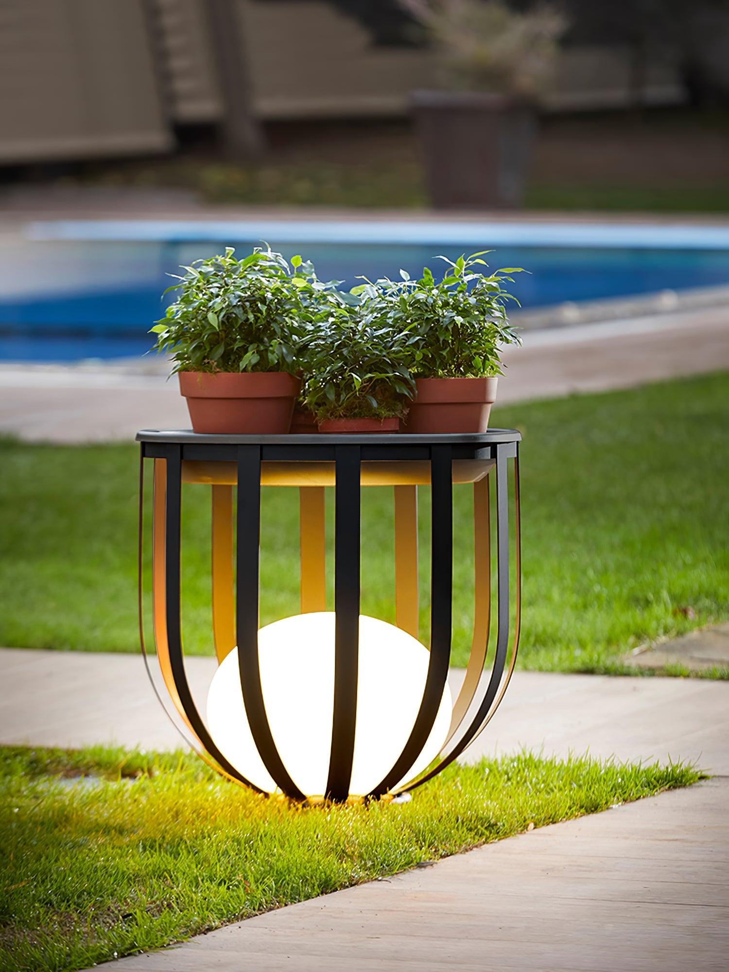 Bols Outdoor Garden Lamp with Solar Panel - Lumpaz