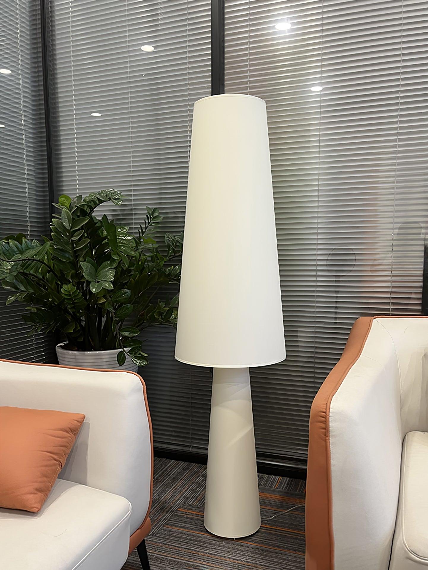 Fabric floor lamp top
