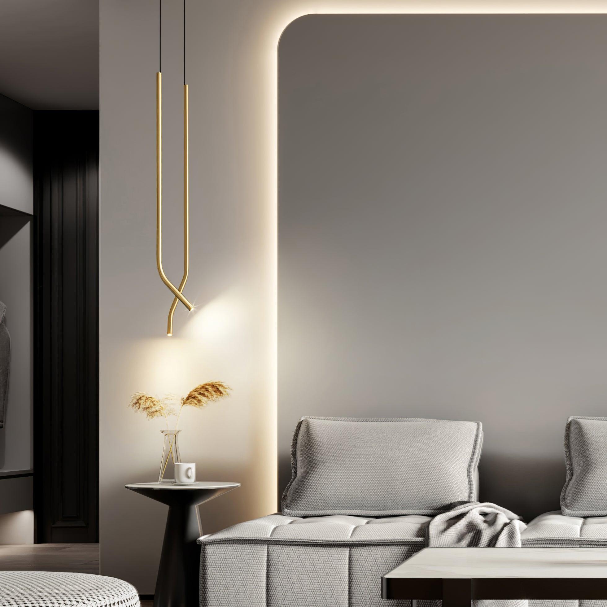 Bending Line Pendant Lamp - Lumpaz