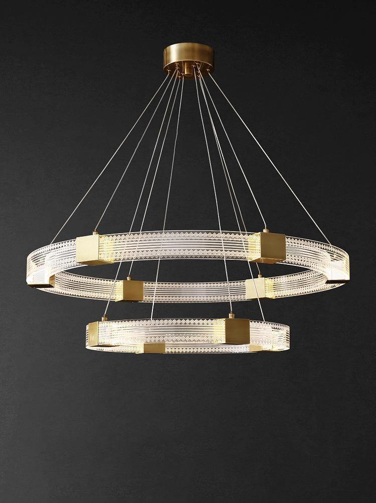 Parallel Ring LED Chandelier - Lumpaz
