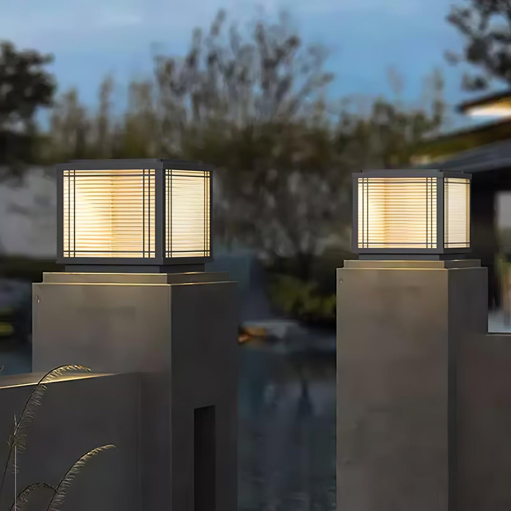 Deck Solar Outdoor Post Light - Lumpaz