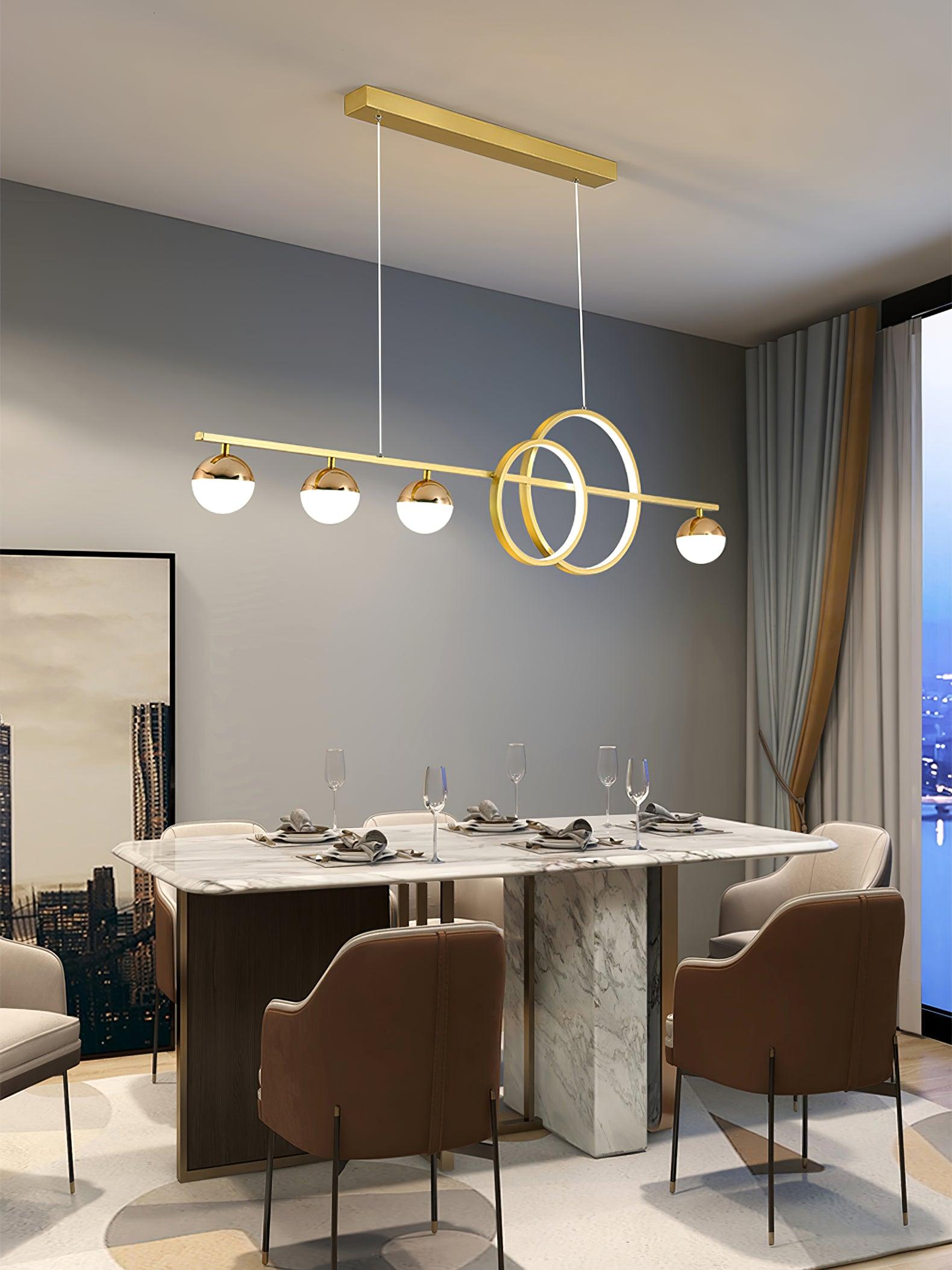 Brooklyn Double Circle Chandelier - Lumpaz