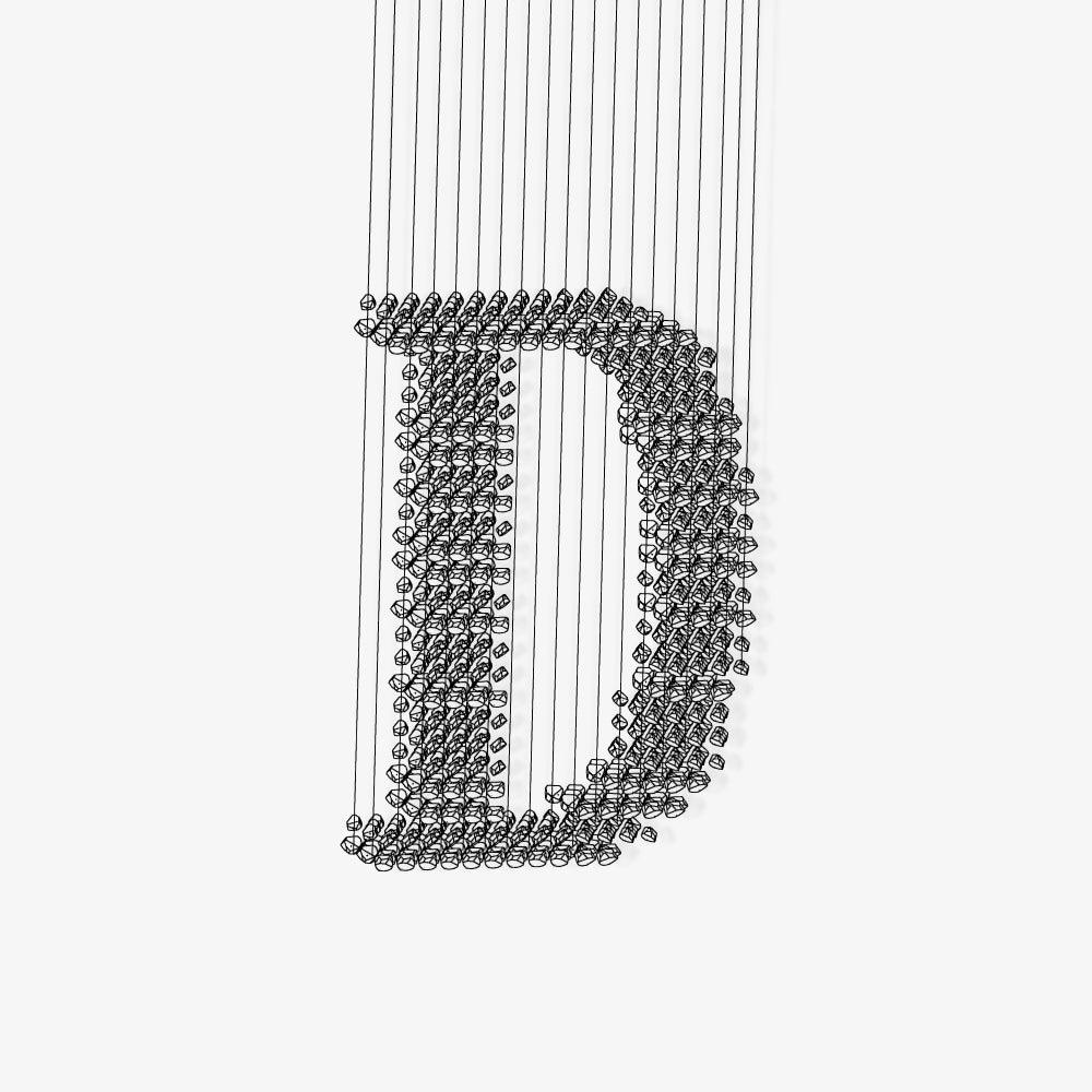 Charcoal Chandeliers D - Lumpaz