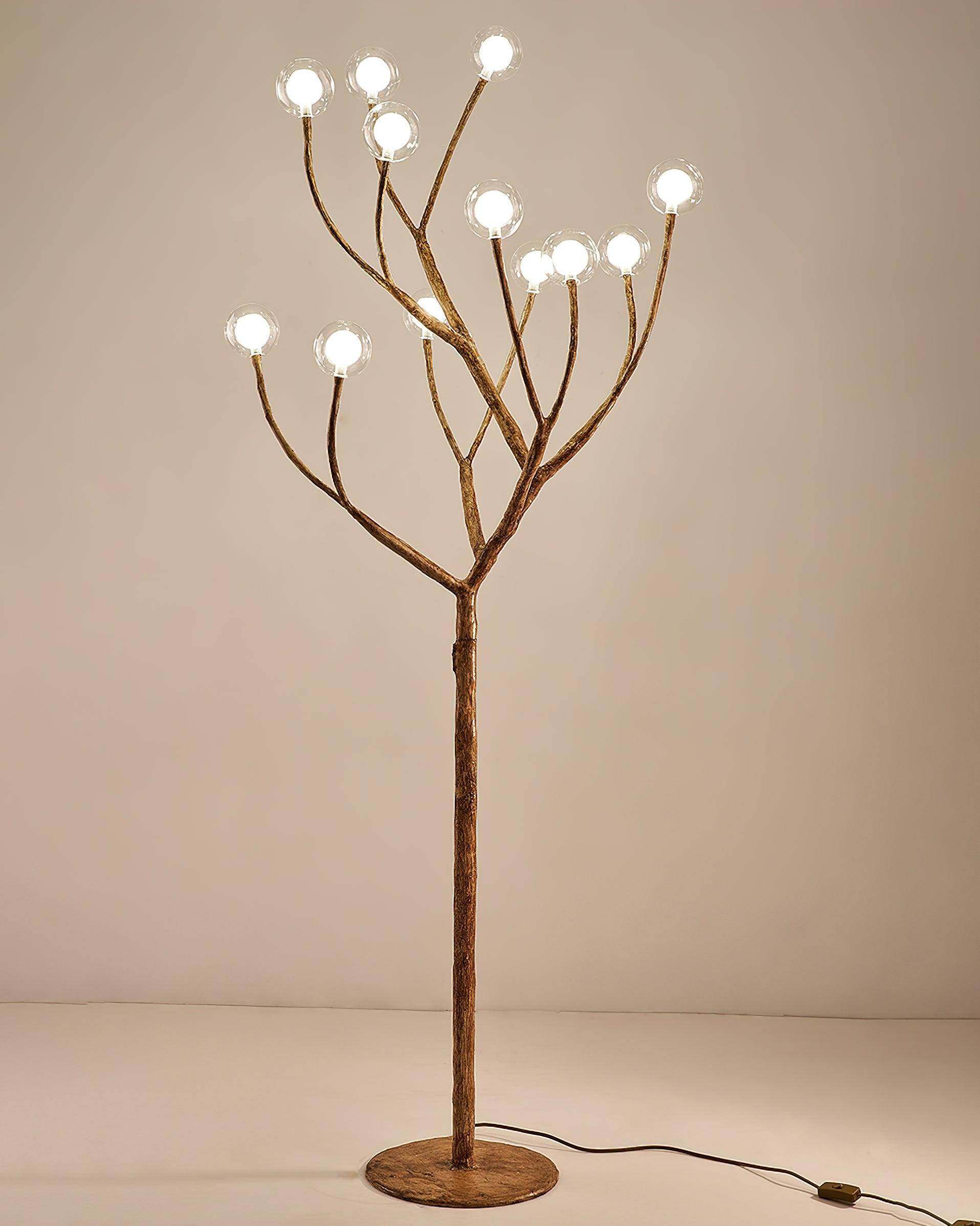 Imitation Wood Floor Lamp - Lumpaz