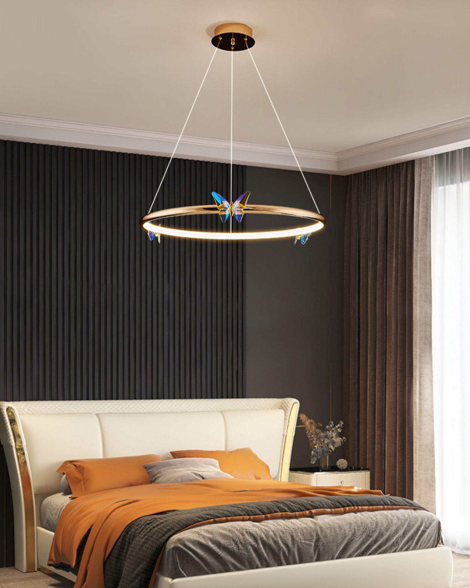 Blue Butterfly Chandelier - Lumpaz
