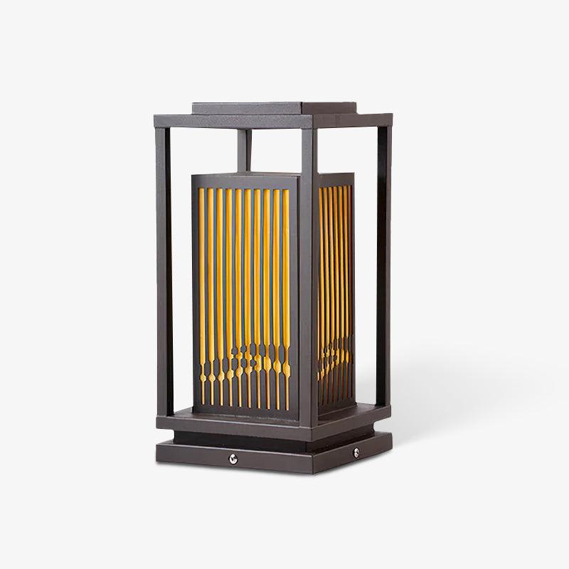 Modern Square Cage Garden Light - Lumpaz