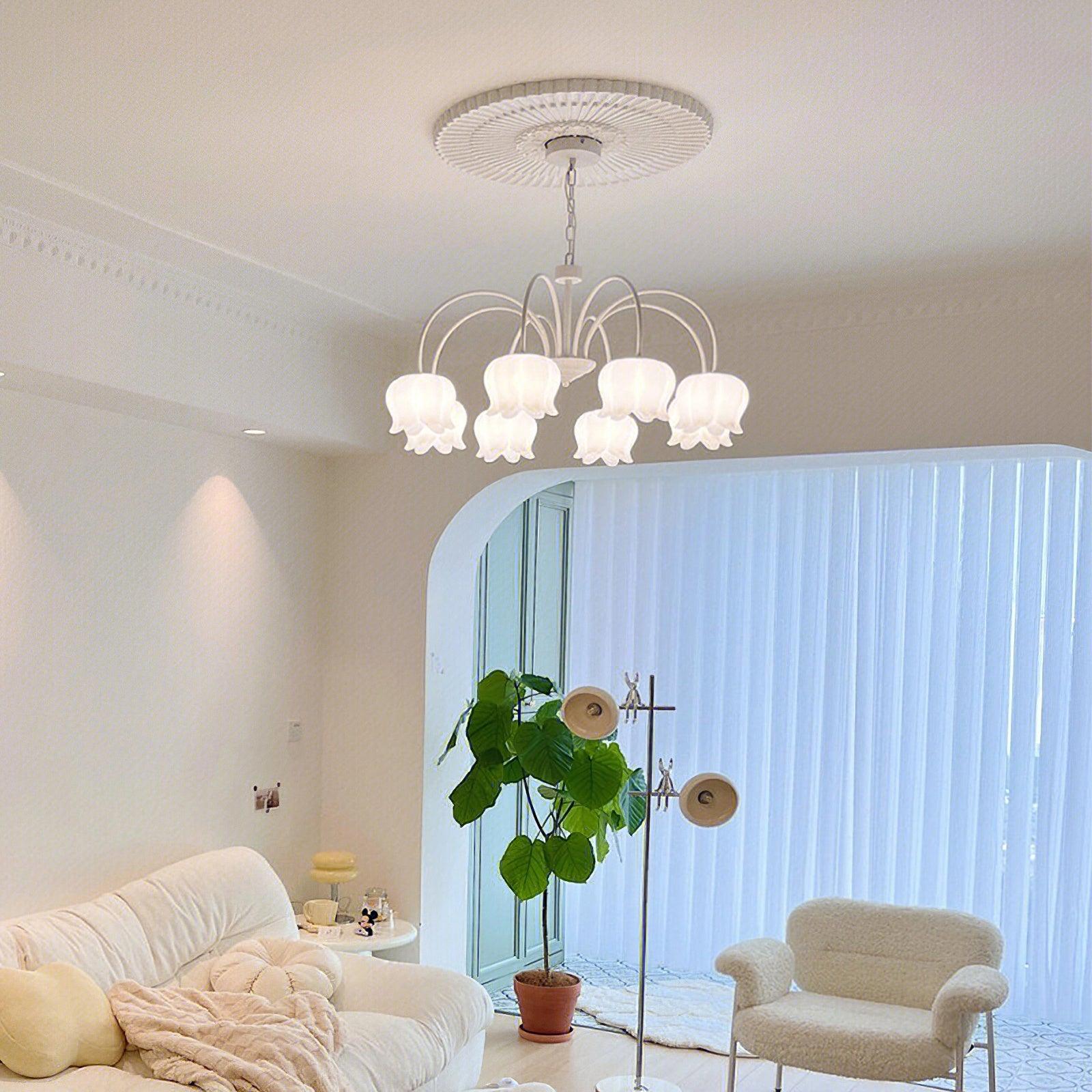 Curved Arm Bell Chandelier - Lumpaz
