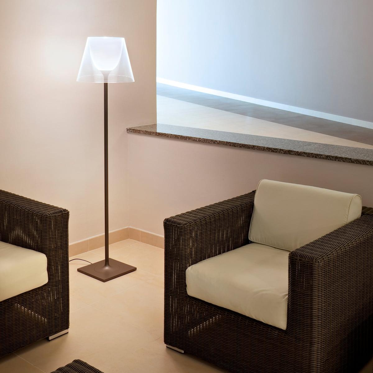 Chrome Prism Floor Lamp - Lumpaz