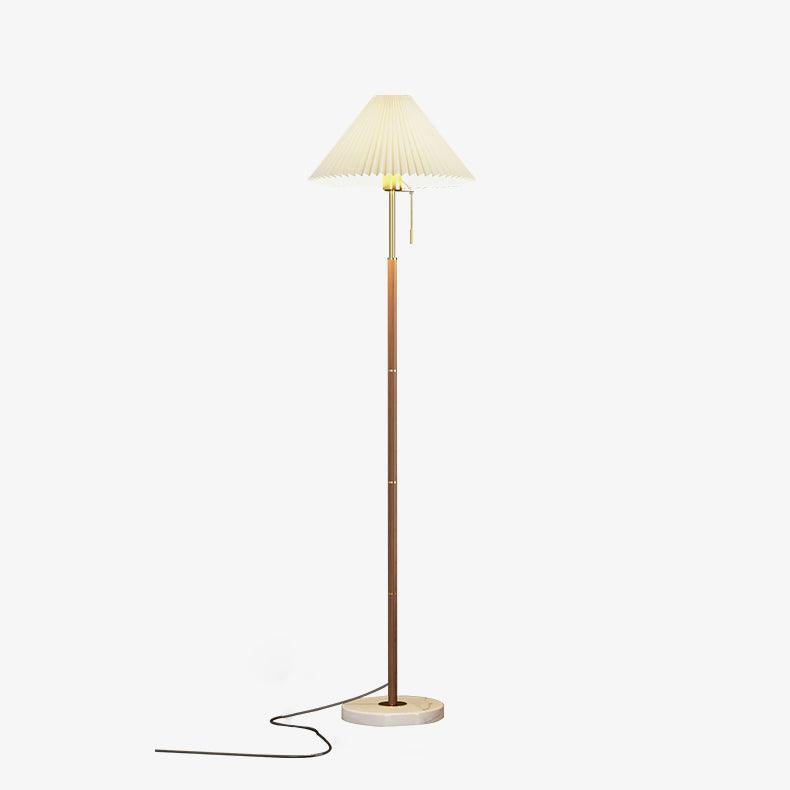 Vintage Pleated Floor Lamp - Lumpaz