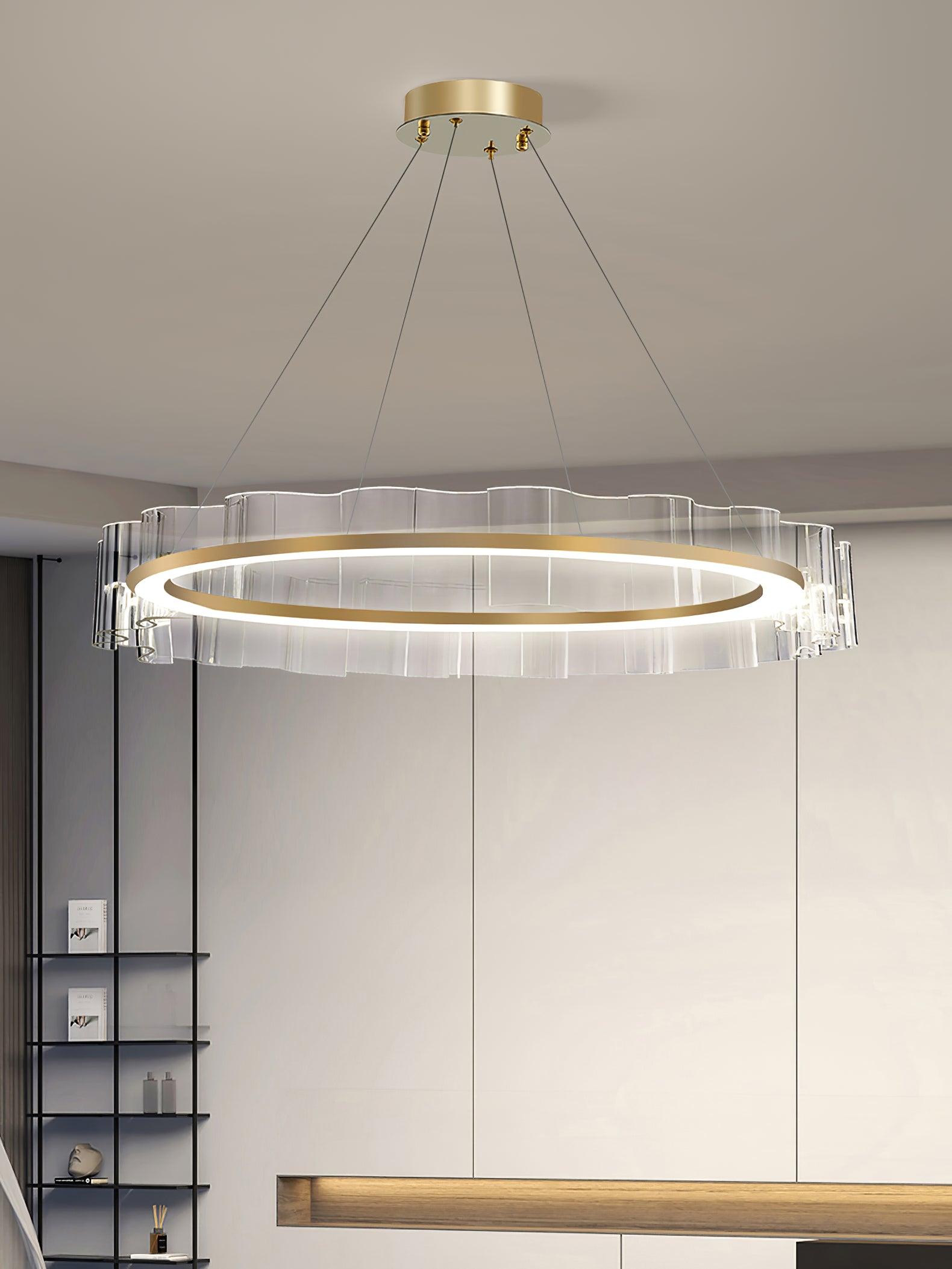 Water Wave Glass Chandelier - Lumpaz