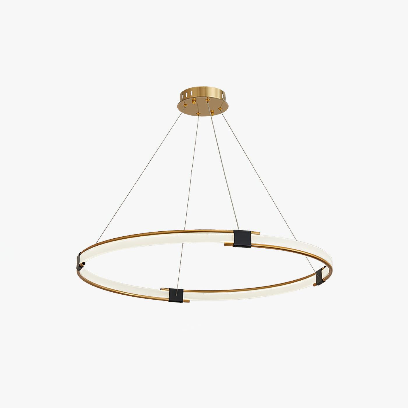 Gold Ring Chandelier - Lumpaz