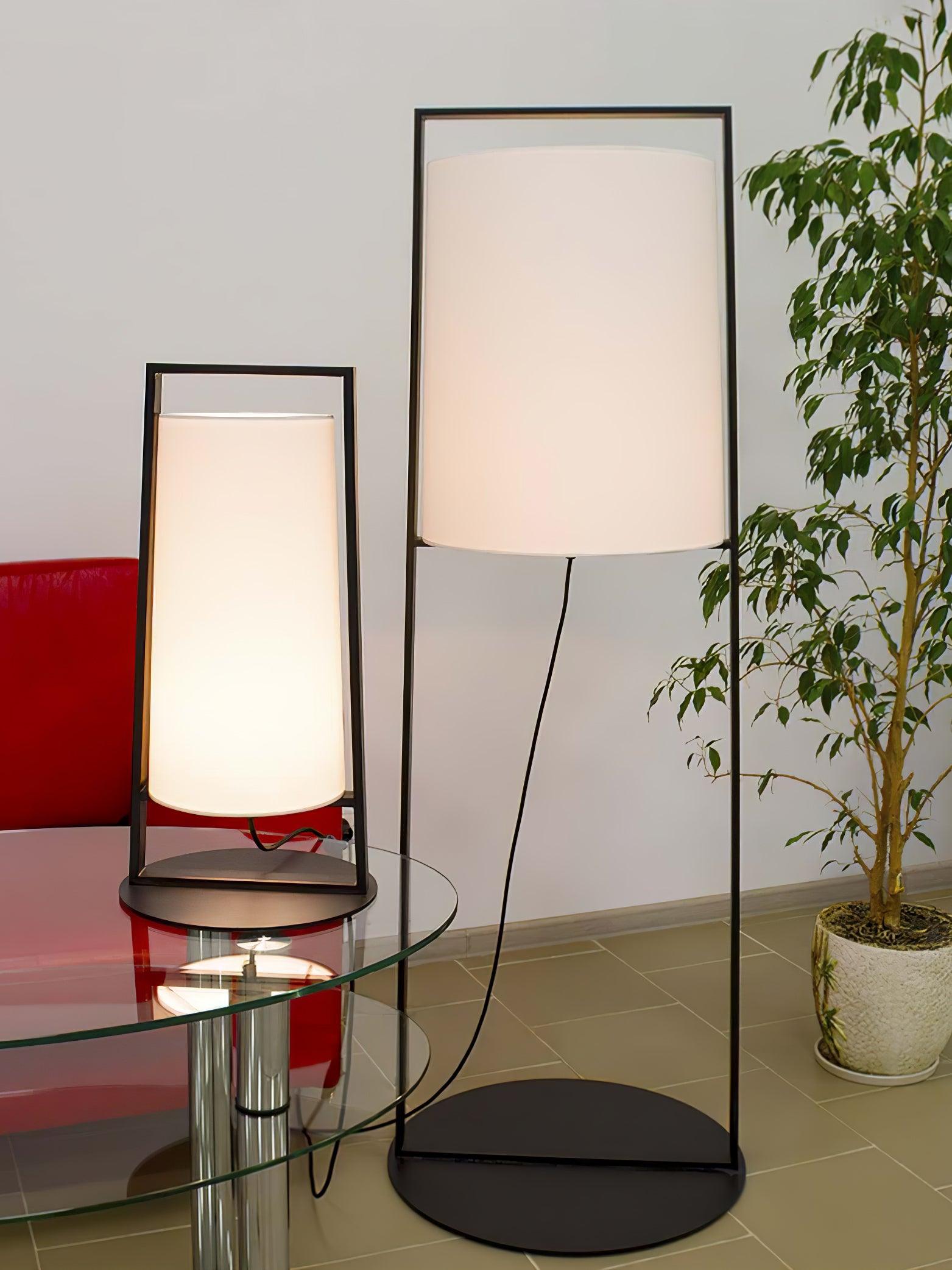 Silhouette Textile Floor Lamp - Lumpaz