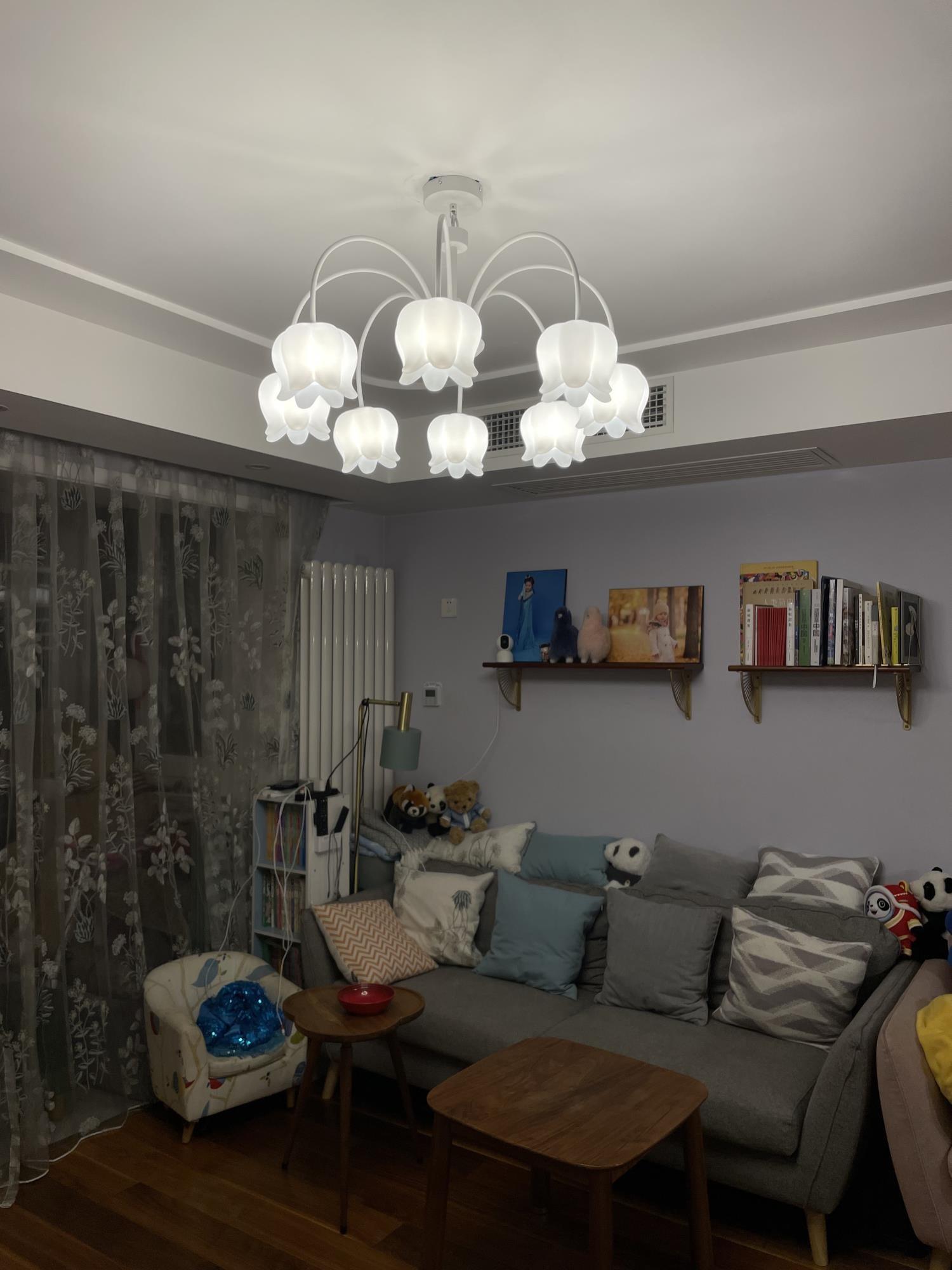 Curved Arm Bell Chandelier - Lumpaz