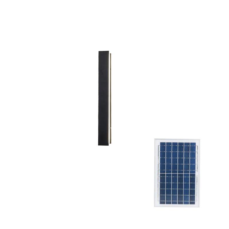 Long Strip Outdoor Sconce Solar Power - Lumpaz