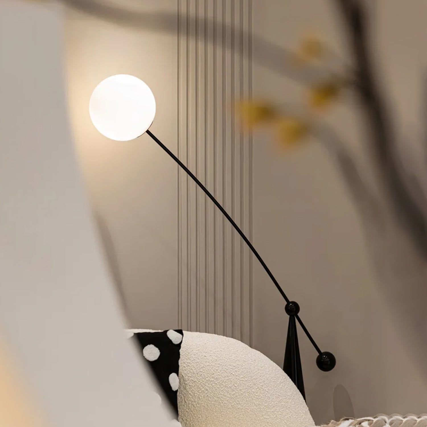 Opal Arc Floor Lamp - Lumpaz