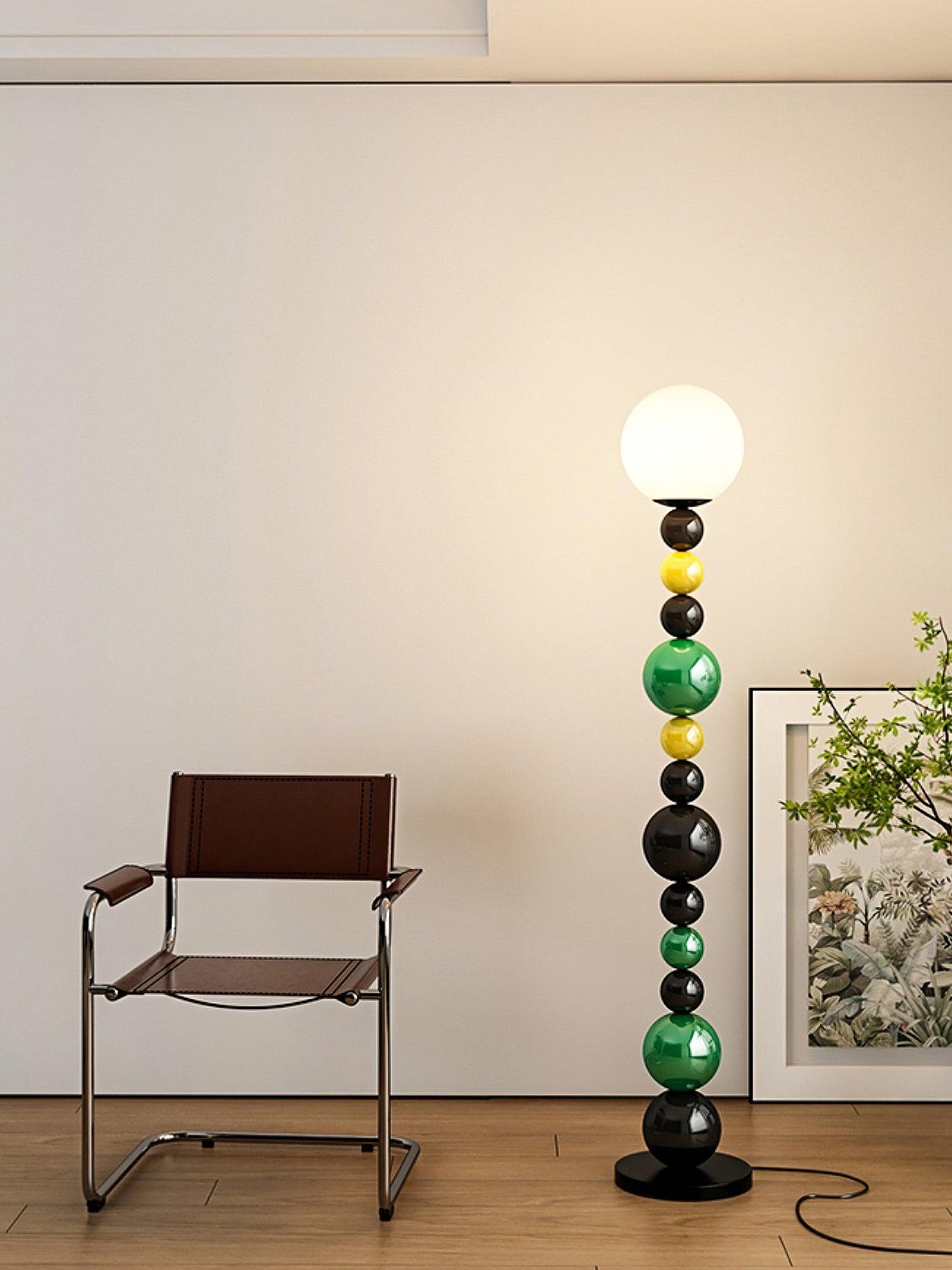 Colorful Round Ball Floor Lamp - Lumpaz