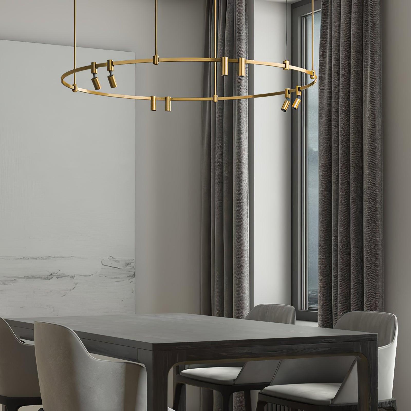 Auroom Round Chandelier - Lumpaz